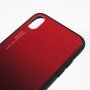 Kryt so sklenenou zadnou stranou pre iPhone XR - červený