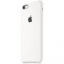 Originálny silikónový kryt pre Apple iPhone 6S – biely