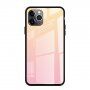 Kryt so sklenenou zadnou stranou pre iPhone 11 Pro Max - zlatoružový