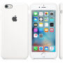 Originálny silikónový kryt pre Apple iPhone 6S – biely