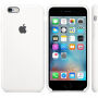 Originálny silikónový kryt pre Apple iPhone 6S – biely
