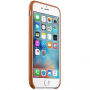 Originálny kožený kryt pre Apple iPhone 6S Plus – sedlovo hnedý
