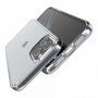 Transparentný kryt s ochranou fotoaparátu pre iPhone 12 mini - sivý