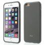 Roar matný kryt z mäkkého plastu pre iPhone 6 / 6S - sivý