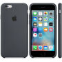 Originálny silikónový kryt pre Apple iPhone 6S Plus – uhľovo sivý