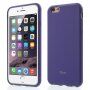 Roar matný kryt z mäkkého plastu pre iPhone 6 / 6S - fialový