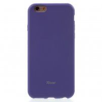 Roar matný kryt z mäkkého plastu pre iPhone 6 / 6S - fialový