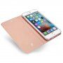 DUX DUCIS flipové puzdro pre iPhone 5 / 5S / SE (2016) - ružovo-zlaté