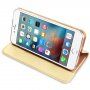 DUX DUCIS flipové puzdro pre iPhone 5 / 5S / SE (2016) - zlaté