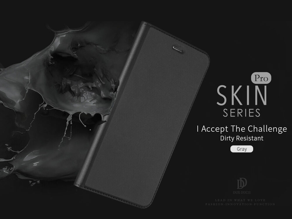 DUX DUCIS flipové puzdro pre iPhone 6 Plus/6S Plus - tmavosivé