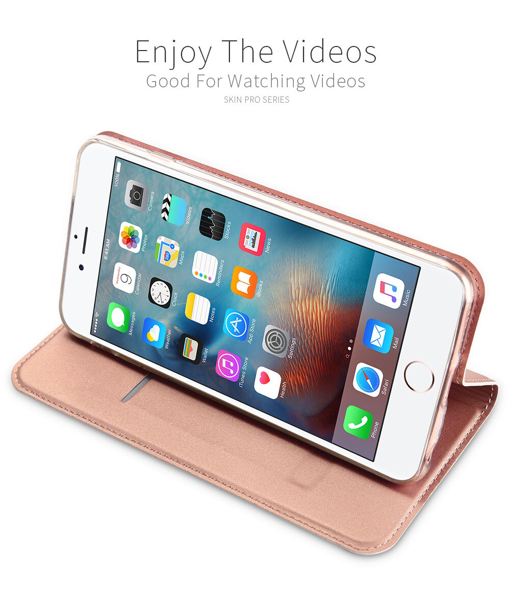 DUX DUCIS flipové puzdro pre iPhone 6 Plus/6S Plus - tmavosivé