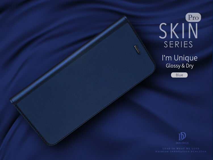 DUX DUCIS flipové puzdro pre iPhone 5 / 5S / SE (2016) - tmavomodré