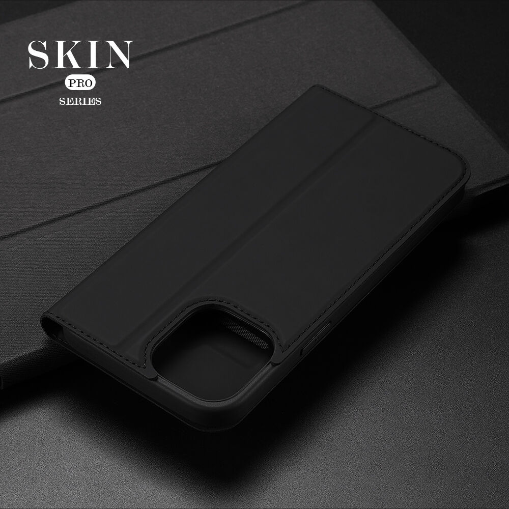 DUX DUCIS flipové puzdro pre iPhone 12 Pro Max - čierne