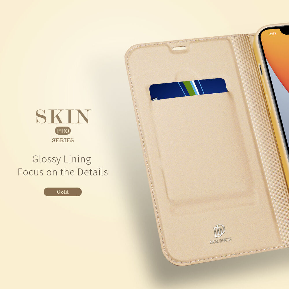 DUX DUCIS flipové puzdro pre iPhone 12 mini - čierne