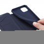 DUX DUCIS flipové puzdro pre iPhone 12 / 12 Pro - tmavomodré