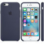 Originálny silikónový kryt pre Apple iPhone 6S Plus – polnočne modrý