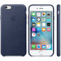 Originálny kožený kryt pre Apple iPhone 6S – polnočne modrý