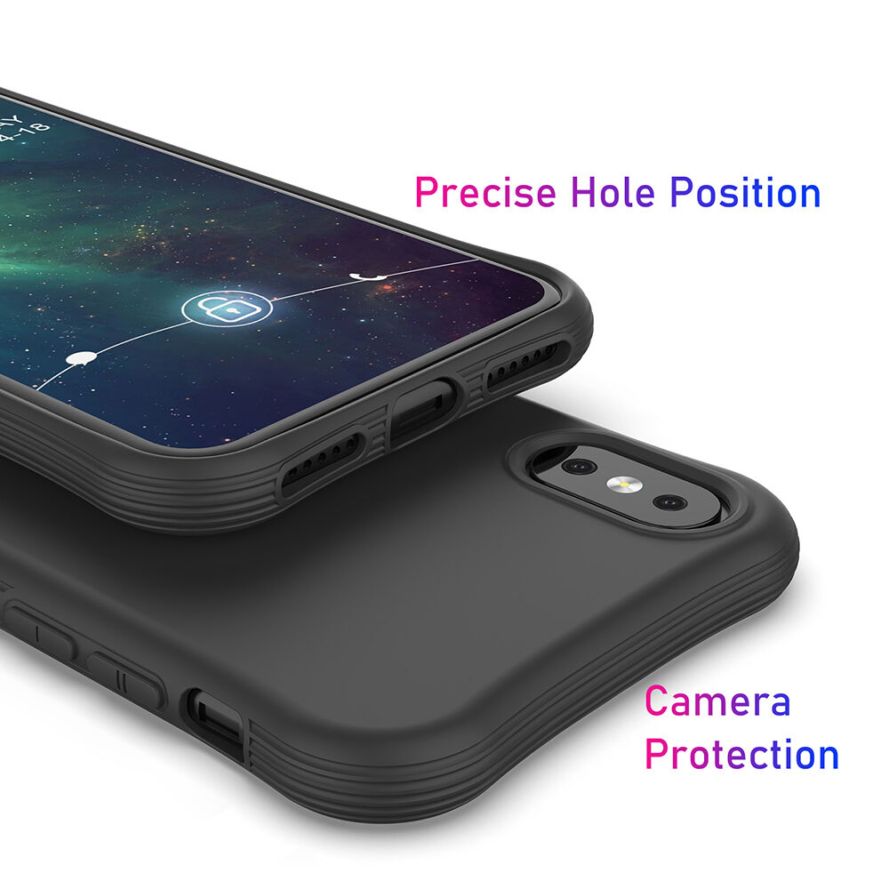 Enkay kryt z mäkkého plastu pre iPhone X / XS - ružový