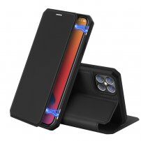 Dux Ducis peňaženkové puzdro pre iPhone 12 Pro Max - čierne