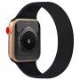 Navliekací silikónový remienok pre Apple Watch Ultra 49mm / 46mm / 45mm / 44mm / 42mm - M - čierny