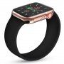 Navliekací silikónový remienok pre Apple Watch Ultra 49mm / 46mm / 45mm / 44mm / 42mm - M - čierny