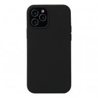 Silikónový kryt pre iPhone 12 Pro Max - čierny