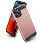 Odolný kryt pre iPhone 12 mini – brúsená textúra - zlatoružový