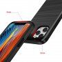 Odolný kryt pre iPhone 12 Pro Max – brúsená textúra - kaki
