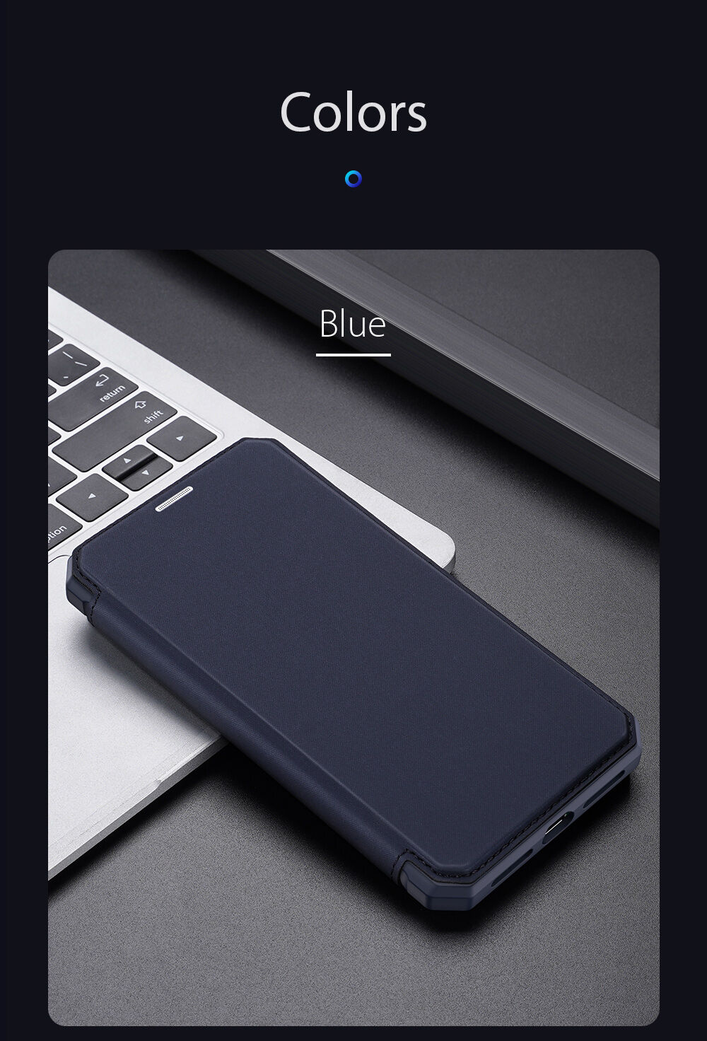 Dux Ducis peňaženkové puzdro pre iPhone 7 / 8 / SE (2020/2022) - čierne