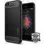 Spigen odolný kryt Armor pre Apple iPhone SE (2016)/5S/5 – čierny