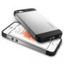 Spigen tenký ochranný Armor kryt pre Apple iPhone SE (2016)/5S /5 – strieborný