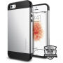 Spigen tenký ochranný Armor kryt pre Apple iPhone SE (2016)/5S /5 – strieborný