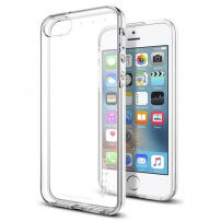 Spigen Liquid praktický kryt pre Apple iPhone SE (2016)/5S – číry