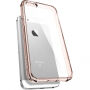 Spigen ultratenký odolný kryt Apple iPhone SE (2016)/5S/5 – číry s ružovým rámčekom
