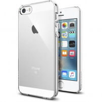 Spigen ultratenký odolný kryt pre Apple iPhone SE (2016)/5S – číry