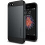 Spigen tenký ochranný Armor kryt pre Apple iPhone SE (2016)/5S – čierny