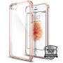Spigen Crystal Shell ochranný polykarbonátový kryt pre Apple iPhone SE (2016)/5S – číry ružový