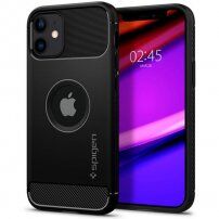 Spigen Rugged Armor kryt pre iPhone 12 mini - čierny