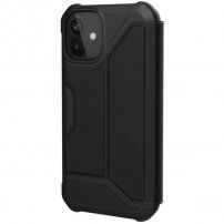 UAG Metropolis SATN flipové puzdro pre iPhone 12 mini - čierne