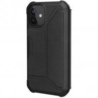 UAG Metropolis LTHR flipové puzdro pre iPhone 12 mini - čierne