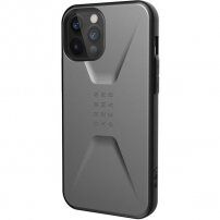 UAG Civilian nárazuvzdorný kryt pre iPhone 12 Pro Max - strieborný