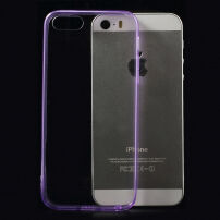 Ultratenký 0,5 mm obal pre Apple iPhone 5 / 5S / SE (2016) - fialové