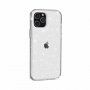 Transparentný kryt s trblietkami pre iPhone 12 Pro Max - strieborný