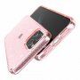 Transparentný kryt s trblietkami pre iPhone 12 mini - ružový