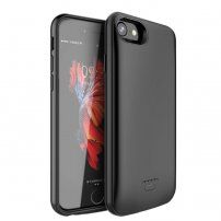 Kryt s externou batériou 4000 mAh pre iPhone 6 / 6S / 7 / 8 / SE (2020/2022) - čierny