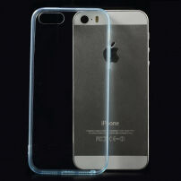 Ultratenký 0,5 mm obal pre Apple iPhone 5 / 5S / SE (2016) - modrý