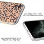 Kryt s leopardím vzorom pre iPhone 11 - modrý