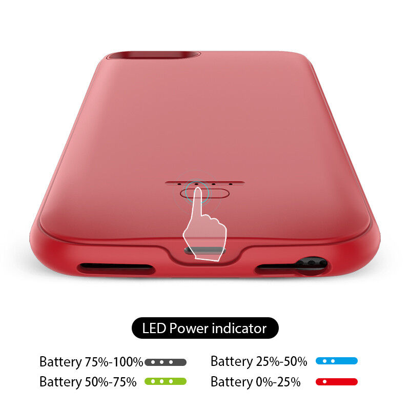 Kryt s externou batériou 4000 mAh pre iPhone 6 / 6S / 7 / 8 / SE (2020/2022) - čierny Kryt s externou batériou 4000 mAh pre iPhone 6 / 6S / 7 / 8 / SE (2020/2022) - čierny