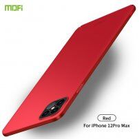 Mofi ultratenký matný kryt pre iPhone 12 Pro Max - červený