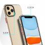 Kryt so štruktúrou včelieho plástu pre iPhone 12 Pro Max - ružový